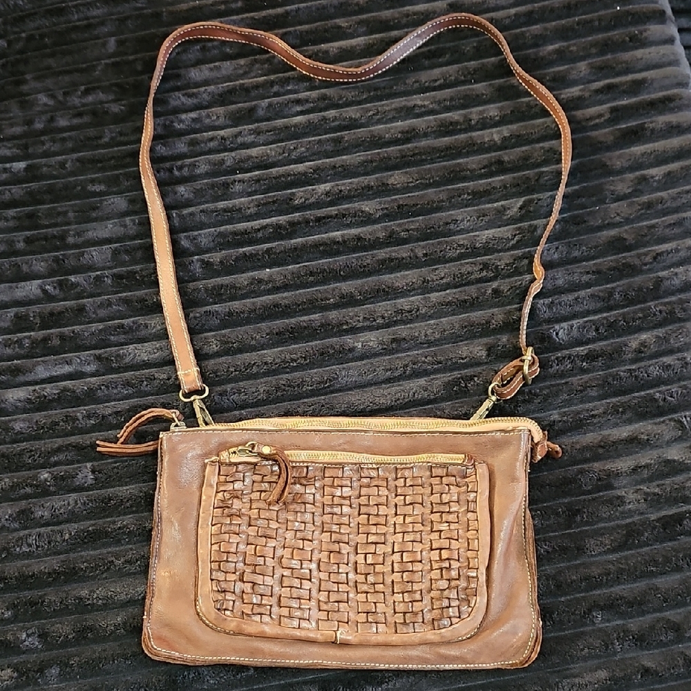 Costanza Rota Woven Leather Crossbody Bag
